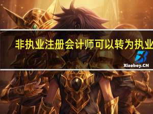 非执业注册会计师可以转为执业吗