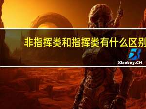 非指挥类和指挥类有什么区别