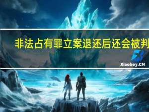 非法占有罪立案退还后还会被判吗（非法占有罪立案标准）
