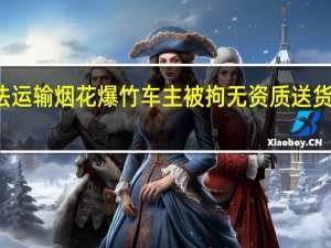 非法运输烟花爆竹车主被拘 无资质送货上门受罚