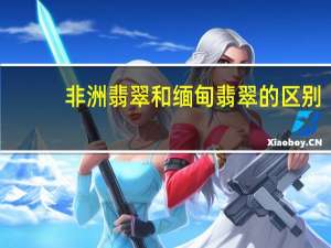 非洲翡翠和缅甸翡翠的区别