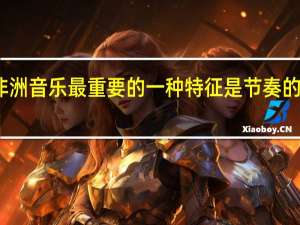 非洲音乐最重要的一种特征是节奏的敲击感（非洲音乐）