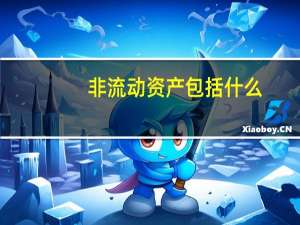 非流动资产包括什么