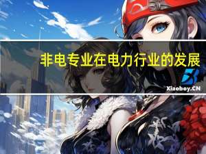 非电专业在电力行业的发展