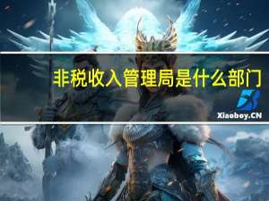 非税收入管理局是什么部门（非税收入）