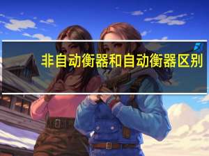 非自动衡器和自动衡器区别