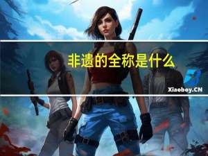 非遗的全称是什么