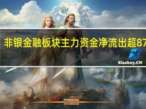 非银金融板块主力资金净流出超87亿元