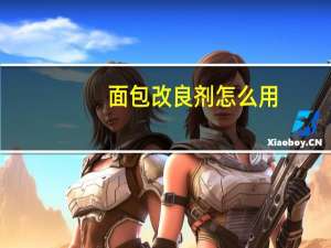 面包改良剂怎么用