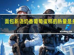 面包新语 奶香葡萄蛋糕的热量是多少