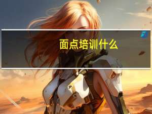 面点培训什么