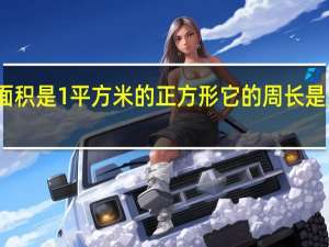 面积是1平方米的正方形它的周长是多少米