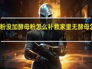面粉没加酵母粉怎么补救 家里无酵母怎么发面