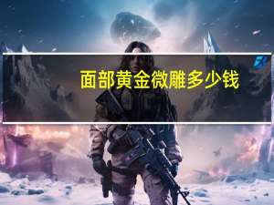 面部黄金微雕多少钱，面吸黄金微雕可以提升吗