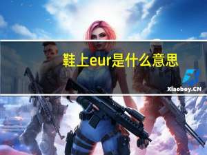 鞋上eur是什么意思