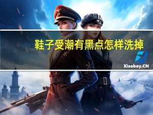 鞋子受潮有黑点怎样洗掉