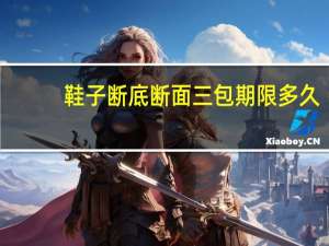 鞋子断底断面三包期限多久