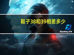 鞋子38和39相差多少