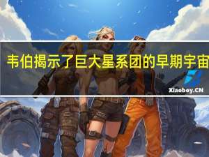韦伯揭示了巨大星系团的早期宇宙前传