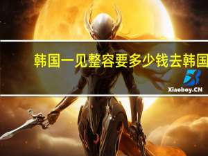 韩国一见整容要多少钱 去韩国TS整形外科整容，收费贵不贵