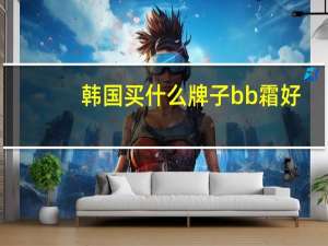 韩国买什么牌子bb霜好