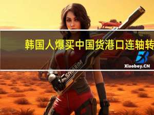 韩国人爆买中国货港口连轴转
