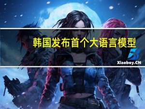 韩国发布首个大语言模型