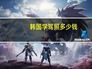 韩国学驾照多少钱