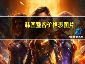 韩国整容价格表图片（韩国整容价格表）