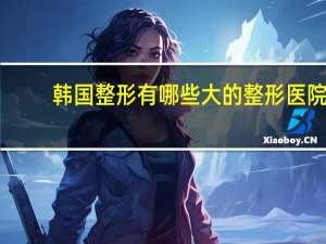 韩国整形有哪些大的整形医院，哪家韩国整形医院好