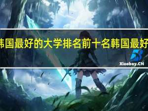 韩国最好的大学排名前十名韩国最好的大学