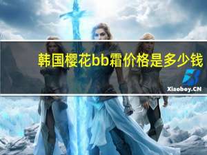 韩国樱花bb霜价格是多少钱