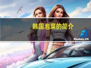 韩国泡菜的简介（韩国泡菜简介）