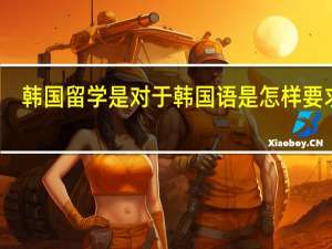 韩国留学是对于韩国语是怎样要求的