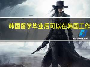 韩国留学毕业后可以在韩国工作吗