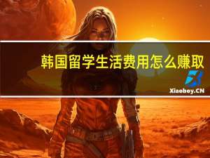 韩国留学生活费用怎么赚取