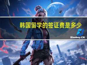 韩国留学的签证费是多少