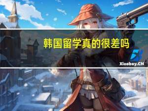 韩国留学真的很差吗
