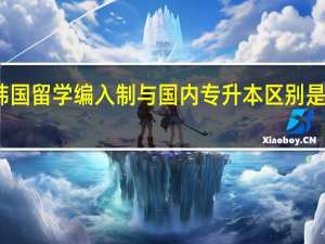 韩国留学编入制与国内专升本区别是什么呢