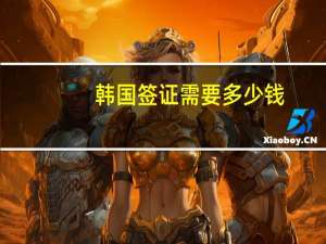 韩国签证需要多少钱