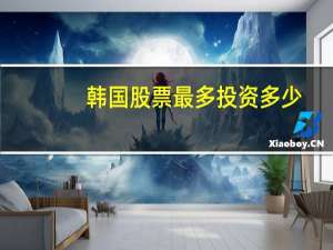 韩国股票最多投资多少