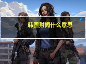 韩国财阀什么意思