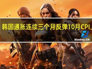 韩国通胀连续三个月反弹10月CPI上涨3.8%
