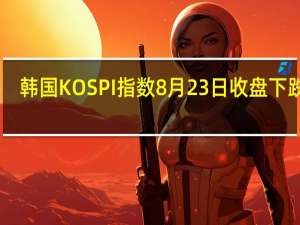 韩国KOSPI指数8月23日（周三）收盘下跌10.24点跌幅0.41%报2505.50点