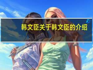 韩文臣 关于韩文臣的介绍