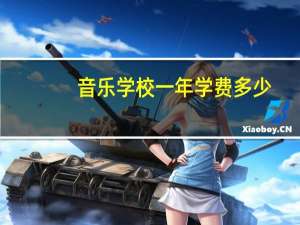 音乐学校一年学费多少
