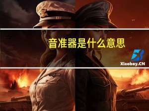 音准器是什么意思