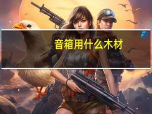 音箱用什么木材