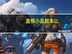 音频小品赵本山（音频小说下载）