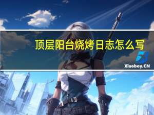 顶层阳台烧烤日志怎么写